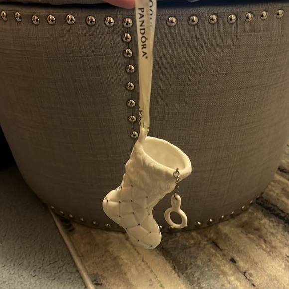 Pandora Limited Edition 2012 Porcelain Boot Stocking Ornament - Picture 6 of 9